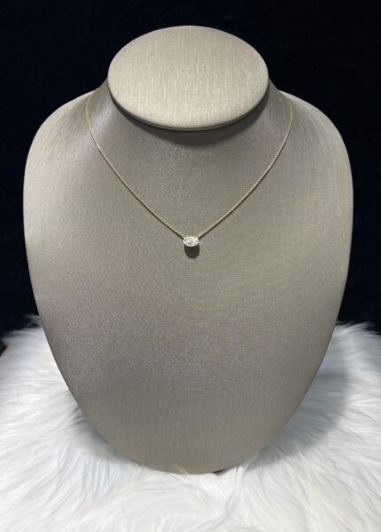 Oval Diamond Necklace