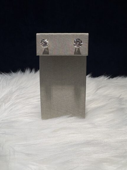 Round Stud Earrings