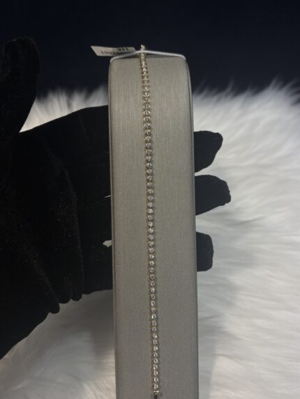 Bezel-Set Tennis Bracelet
